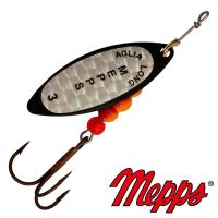 Блесна вертушка Mepps Aglia Long Rainbo 3 NR 11.5gr Черный