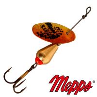 Блесна вертушка Mepps XD Tri Fluo 0 2.5gr Brown