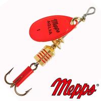 Блесна вертушка Mepps Aglia Platinum 1 3.5gr Rouge