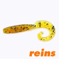 Мягкие приманки Reins FAT G-Tail Grub 2 429 Motor Oil Pepper 20шт