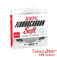 Флюорокарбон Lucky John Fluorocarbon Soft 100m 12lb #2.5 0.283mm 5.55kg