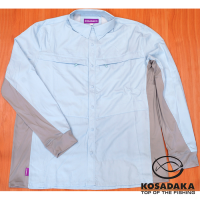 Рубашка Kosadaka Ice Silk Sunblock голубая L
