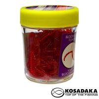 Мягкие приманки Kosadaka Мотыль плавающий 9gr Красный мотыль