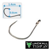 Крючки одинарные Jackall Timon 35SP 10 16шт