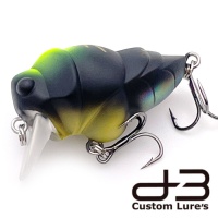 Воблер D-3 Custom Lures Chibi Fukuzemi Shallow 30 17