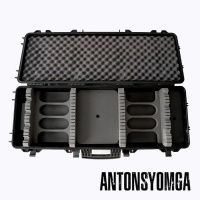 Кейс для спиннингов Anton Syomga Кета black 110x41x15cm (под 8 спиннингов с катушками)