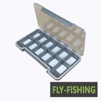 Коробка Fly-Fishing Waterproof Slim Fly Box 100х180х15mm B