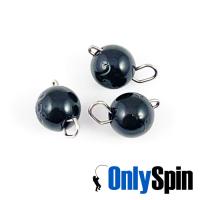 Груз Onlyspin чебурашка вольфрамовая черная 4gr 3шт