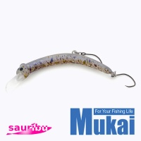 Воблер Mukai Backstroke 55S Red Glow Blue Pearl (Sauribu)