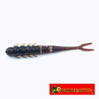 Мягкие приманки Bomber Baits Rema 50mm 001 UV Motor Oil 10шт