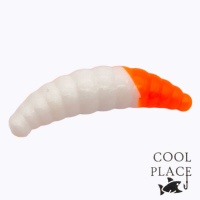Мягкие приманки Cool Place Maggot Stretch 40mm сыр 19 white orange