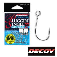 Крючки одинарные Decoy Single 27 Plugin #1/0 8шт