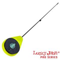 Зимняя удочка-балалайка Lucky John Ergo 26.5cm желтый