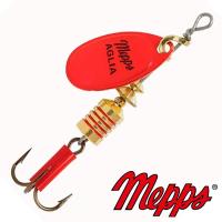 Блесна вертушка Mepps Aglia Platinum 2 4.5gr Rouge
