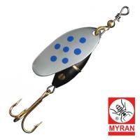 Блесна вертушка Myran Panter Prick 5gr Silver Bla 6481-18