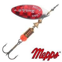 Блесна вертушка Mepps Aglia Long Redbo 1 AG 4.5gr Серебро