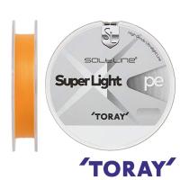 Шнур Toray Saltline Super Light PE X4 150m gold-orange #0.4 7lb 0.104mm 3.2kg