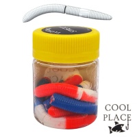 Мягкие приманки Cool Place Buk Stretch 65mm сыр 22 red white blue