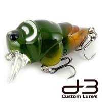 Воблер D-3 Custom Lures Chibi Fukuzemi Shallow 30 06