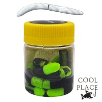 Мягкие приманки Cool Place Buk Stretch 65mm сыр 20 black green