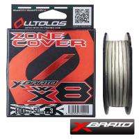 Шнур X-Braid Olltolos WX8 Zone Cover 100m white/green #2 40lb 0.235mm 18.2kg