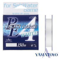 Шнур Yamatoyo Light Game PE X4 150m white #0.25 5lb 0.083mm 2.25kg