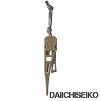 Узловяз с кусачками для лески Daiichiseiko Pickers Dark Earth