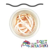 Мягкие приманки Nyashki.Club Червь Лапша Доширак 90 белый/телесный 12шт