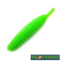 Мягкие приманки Trout Zone Ribber Pupa 2.1 Green Chartreuse 6шт