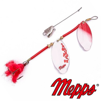 Блесна вертушка Mepps Tandem Pike 3 White 27gr белый