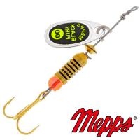 Блесна вертушка Mepps Comet Black Fury 00 AG CH 1.5gr Серебро Chartreuse