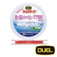Флюорокарбон Duel Pink Fluorocarbon Fish Cannot See 50m #18 60lb 0.700mm 28kg H4383-SP