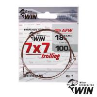 Поводки WIN 7х7 AFW Trolling 100cm 18kg 1шт