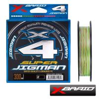 Шнур X-Braid Super Jigman PE X4 300m multicolor #3 40lb 0.285mm 18.1kg