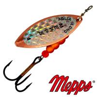 Блесна вертушка Mepps Aglia Long Rainbo 4 CU 17gr Медь