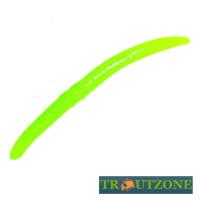 Мягкие приманки Trout Zone Wake Worm 2 Green Chartreuse 11шт