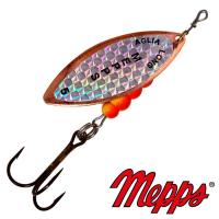 Блесна вертушка Mepps Aglia Long Rainbo 5 CU 29gr Медь