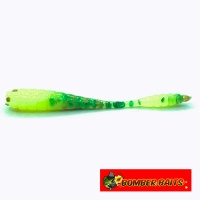 Мягкие приманки Bomber Baits Worm 25mm 011 UV Chartreuse 15шт