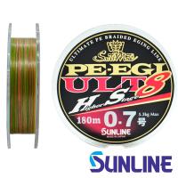 Шнур Sunline SM PE EGI ULT HS8 HG 180m multicolor #0.8 0.148mm 6kg