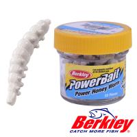 Мягкие приманки Berkley Power Honey Worm 25 White
