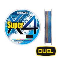 Шнур Duel Hardcore Super X4 200m 5Color #0.6 12lb 0.13mm 5.4kg