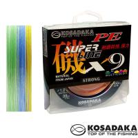 Шнур Kosadaka Super Line PE X9 150m Multicolor 0.30mm 25.8kg