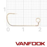 Крючки для джиг-головок Vanfook AJ-21G #6 10шт