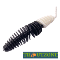 Мягкие приманки Trout Zone Plamp 2.2 Black White 10шт