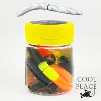 Мягкие приманки Cool Place Buk Stretch 65mm сыр 23 black lemon orange