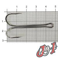 Крючки двойные Jig It Long Double Hooks #4/0 10шт