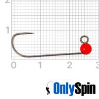 Форелевые джиг-головки OnlySpin Hayabusa JH777-BL #5 0.4gr красный 3шт