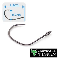 Крючки одинарные Jackall Timon 22CP #9 16шт