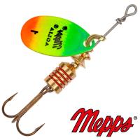 Блесна вертушка Mepps Aglia Fluo 1 3.5gr Tiger