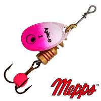 Блесна вертушка Mepps Aglia-E 1 3.5gr Pink Bright